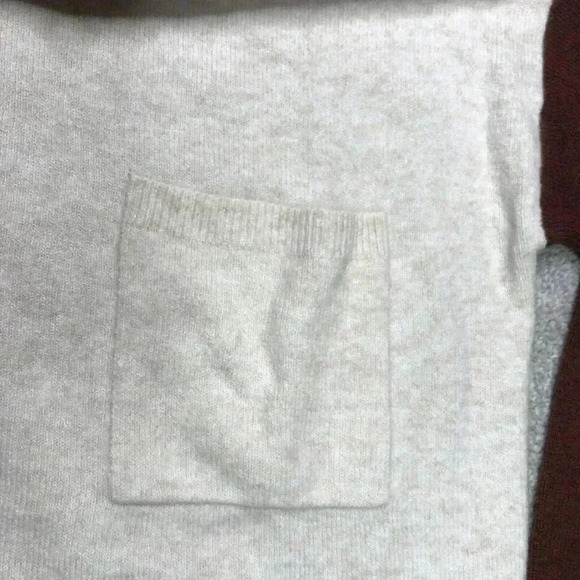 Madewell 2XS Sweater Colorblock Mock Neck Pocket Pullover Redmond Boxy - Picture 6 of 9